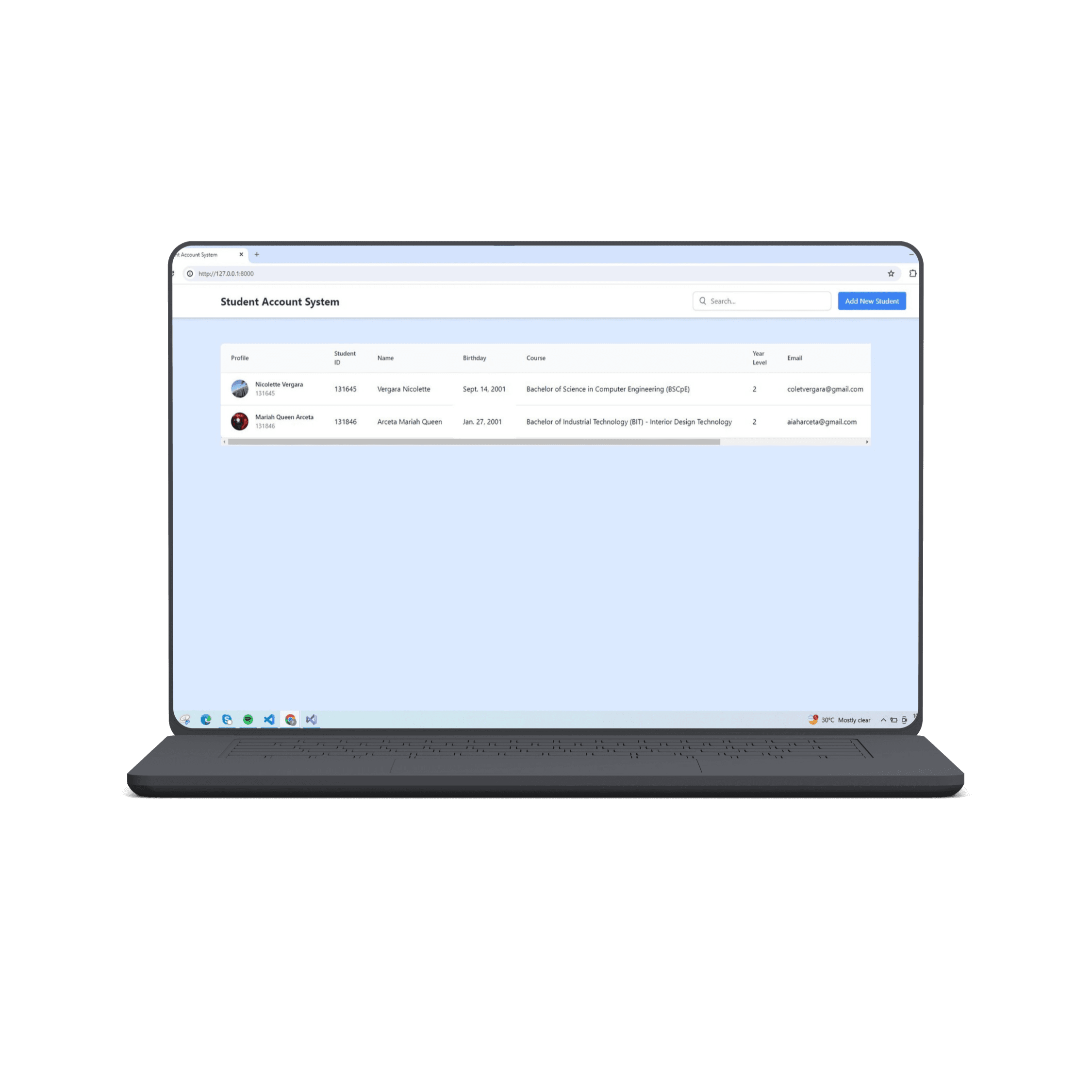 Student Account System